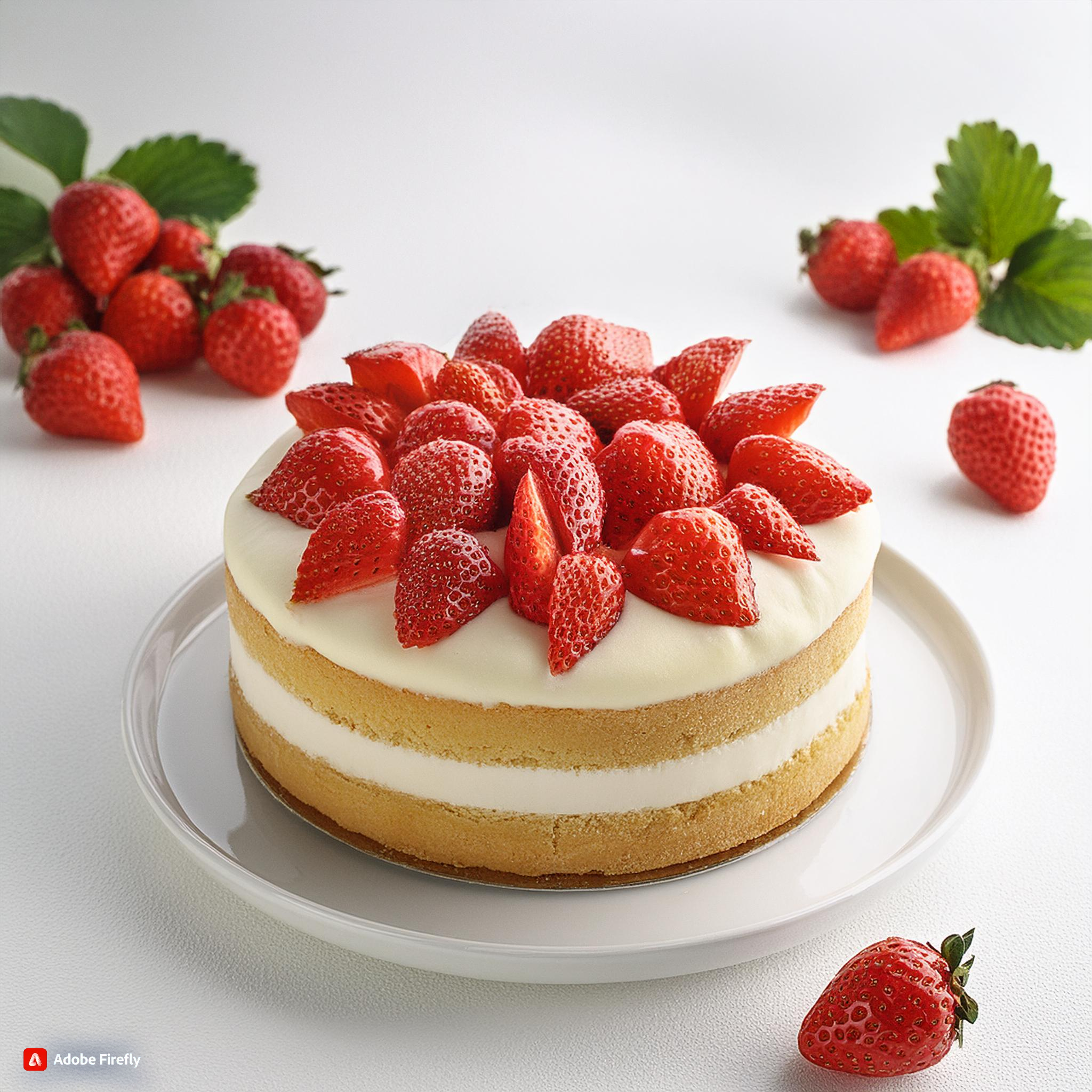 【ホール】イチゴふんだんショートケーキ