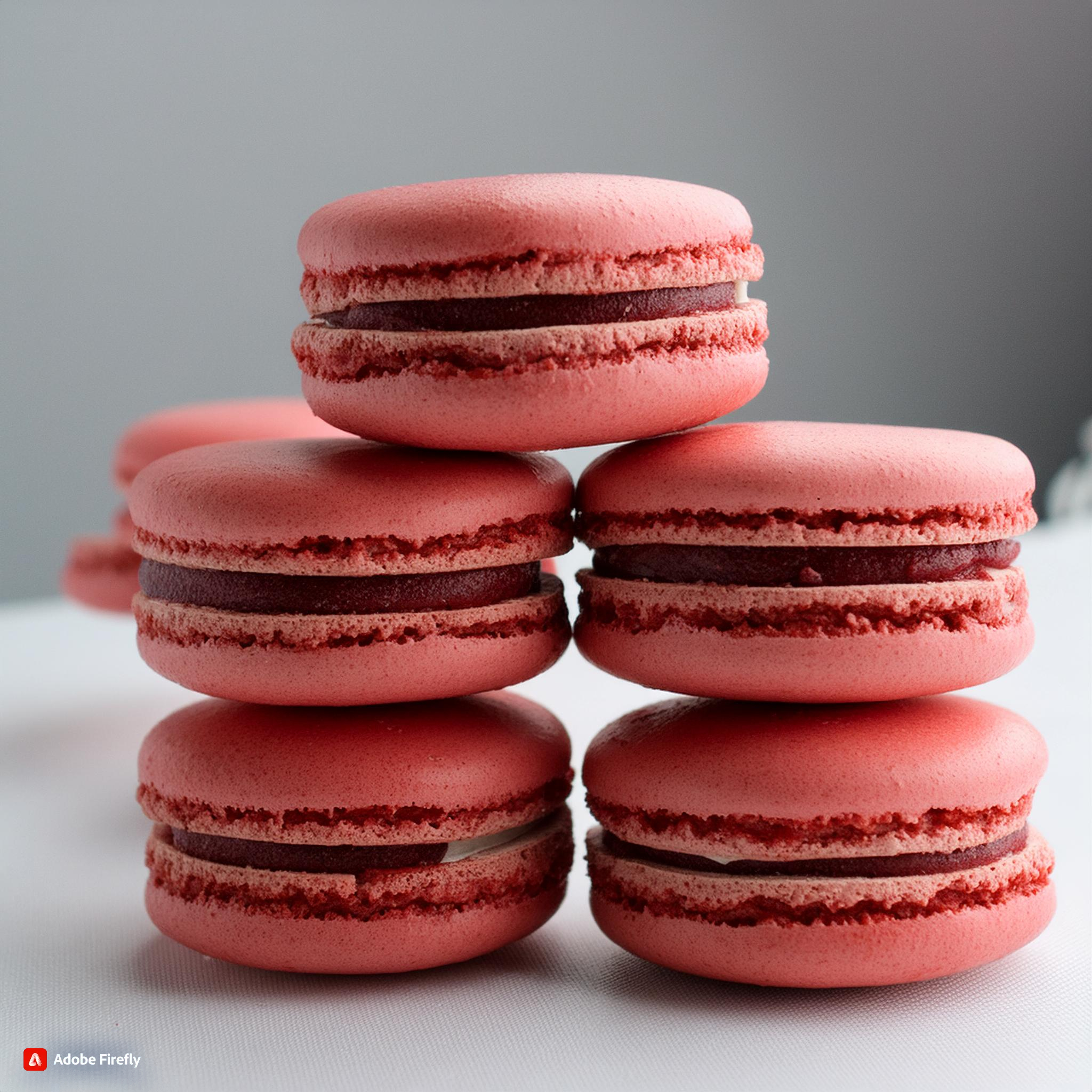 【5個入り】イチゴを使ったマカロン